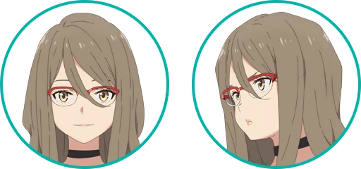 Estudio de expresiones de Mizuki Nakahara